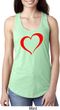 Heart Outline Ladies Ideal Tank Top