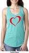 Heart Outline Ladies Ideal Tank Top