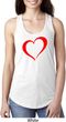 Heart Outline Ladies Ideal Tank Top