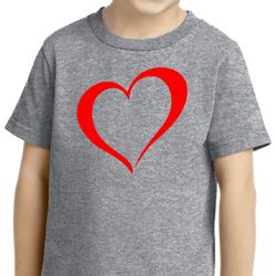 Heart Outline Toddler Shirt Heart Outline Toddler Shirt