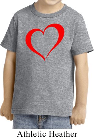 Heart Outline Toddler Shirt