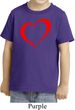 Heart Outline Toddler Shirt