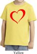 Heart Outline Toddler Shirt