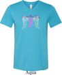 Heaven Can Wait Mens Tri Blend V-neck Shirt