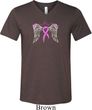 Heaven Can Wait Mens Tri Blend V-neck Shirt