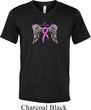 Heaven Can Wait Mens Tri Blend V-neck Shirt