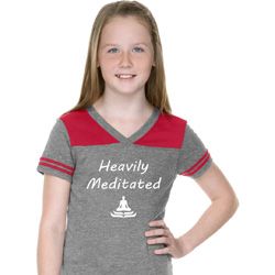Heavily Meditated Girls Football Shirt