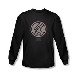 Hellboy II The Golden Army Shirt Mignola Style Logo Long Sleeve Black Tee T-Shirt Hellboy II The Golden Army Shirt Mignola Style Logo Long Sleeve Black Tee T-Shirt