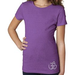 Hindu Patch Bottom Print Girls Yoga Shirts