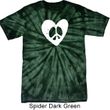 Hippie Heart Peace Spider Tie Dye T-shirt