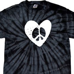Hippie Heart Peace Spider Tie Dye T-shirt Hippie Heart Peace Spider Tie Dye T-shirt