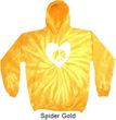 Hippie Heart Peace Tie Dye Hoodie