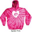 Hippie Heart Peace Tie Dye Hoodie