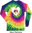 Hippie Heart Peace Tie Dye Long Sleeve Shirt