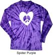 Hippie Heart Peace Tie Dye Long Sleeve Shirt