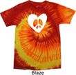 Hippie Heart Peace Tie Dye T-shirt