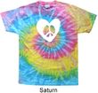 Hippie Heart Peace Tie Dye T-shirt