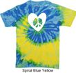Hippie Heart Peace Tie Dye T-shirt