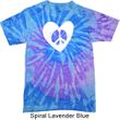 Hippie Heart Peace Tie Dye T-shirt