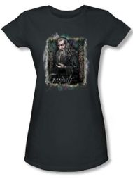 Hobbit Juniors Shirt Movie Unexpected Journey Loyalty Gandalf Charcoal
