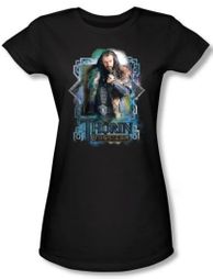Hobbit Juniors Shirt Movie Unexpected Journey Thorin Oakenshield Tee