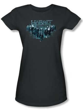 Hobbit Juniors Shirt Unexpected Journey Loyalty Thorin Charcoal Tee