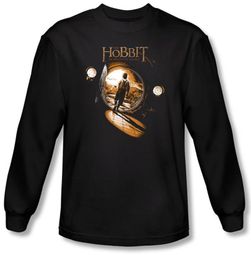 Hobbit Shirt Movie Unexpected Journey Loyalty Hole Black Long Sleeve