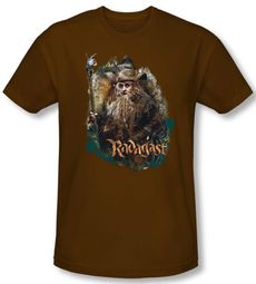 Hobbit Shirt Movie Unexpected Journey Loyalty Radagast Brown Slim Fit