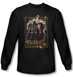 Hobbit Shirt Movie Unexpected Journey Loyalty Three Black Long Sleeve