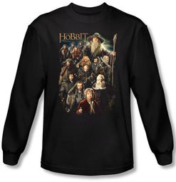 Hobbit Shirt Unexpected Journey Loyalty Somber Company Long Sleeve Tee