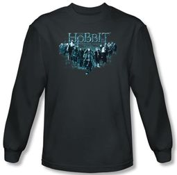 Hobbit Shirt Unexpected Journey Loyalty Thorin Charcoal Long Sleeve