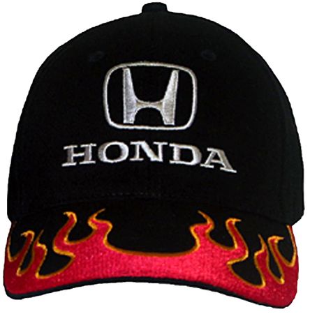 Honda Cap - Embroidered Flames Hat