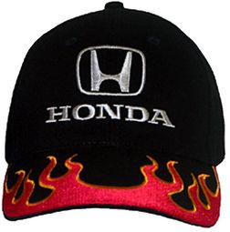 Honda Cap - Embroidered Flames Hat