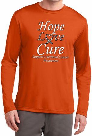 Hope Love Cure Carcinoid Cancer Dry Wicking Long Sleeve