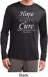 Hope Love Cure Carcinoid Cancer Dry Wicking Long Sleeve