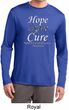 Hope Love Cure Carcinoid Cancer Dry Wicking Long Sleeve