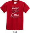 Hope Love Cure Carcinoid Cancer Kids T-shirt
