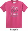 Hope Love Cure Carcinoid Cancer Kids T-shirt