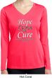 Hope Love Cure Carcinoid Cancer Ladies Dry Wicking Long Sleeve