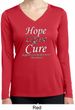 Hope Love Cure Carcinoid Cancer Ladies Dry Wicking Long Sleeve