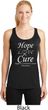 Hope Love Cure Carcinoid Cancer Ladies Dry Wicking Racerback