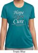 Hope Love Cure Carcinoid Cancer Ladies Dry Wicking T-shirt