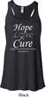Hope Love Cure Carcinoid Cancer Ladies Flowy Racerback