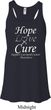 Hope Love Cure Carcinoid Cancer Ladies Flowy Racerback