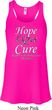 Hope Love Cure Carcinoid Cancer Ladies Flowy Racerback