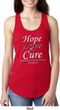 Hope Love Cure Carcinoid Cancer Ladies Ideal Racerback