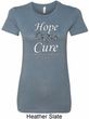 Hope Love Cure Carcinoid Cancer Ladies Longer Length Shirt