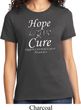 Hope Love Cure Carcinoid Cancer Ladies T-shirt