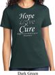 Hope Love Cure Carcinoid Cancer Ladies T-shirt
