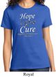 Hope Love Cure Carcinoid Cancer Ladies T-shirt